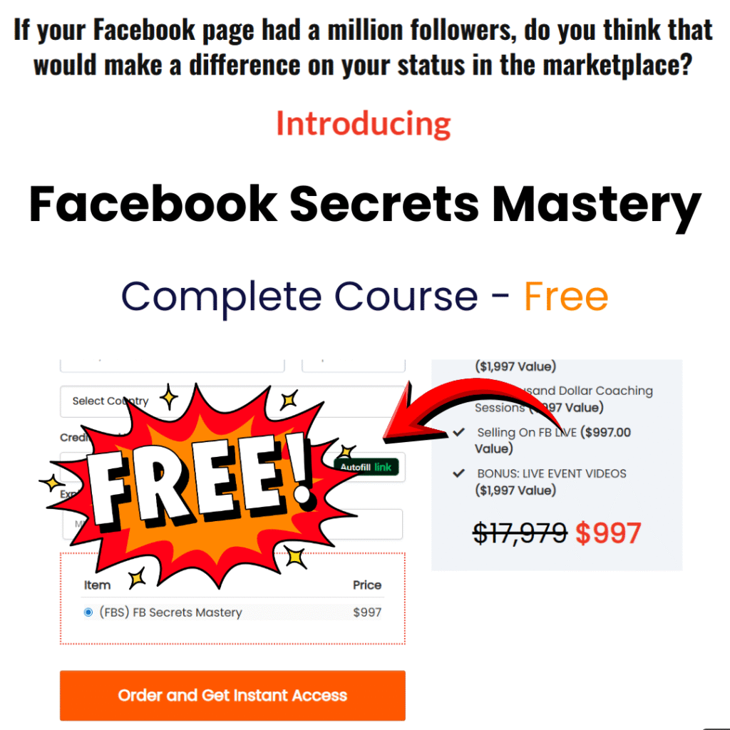 Facebook Secrets Mastery